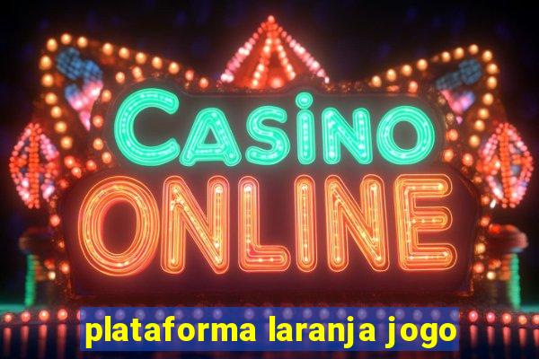 plataforma laranja jogo